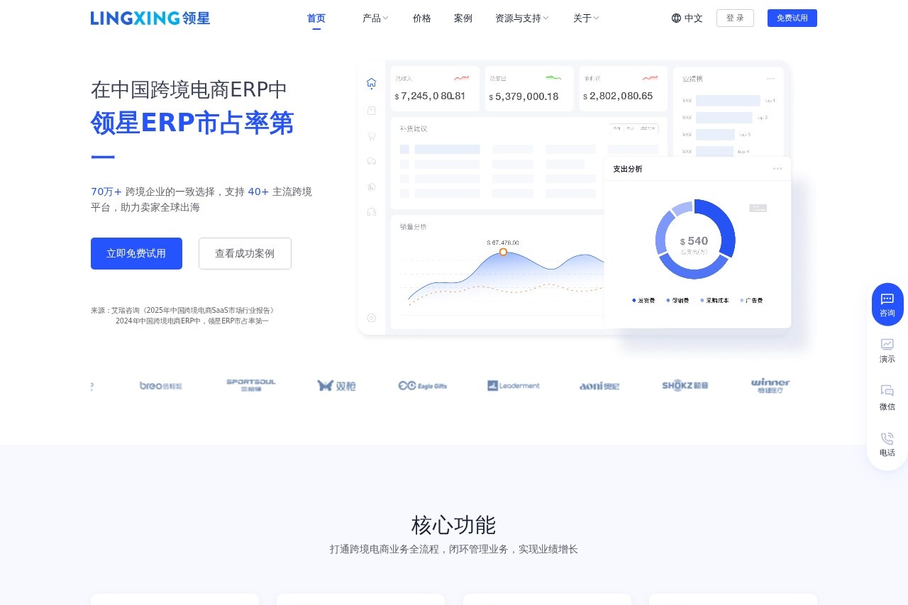 领星ERP